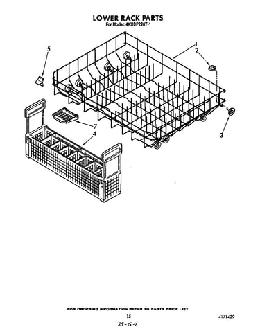 Lower rack