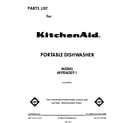 KitchenAid 4KPDI620T1 front cover diagram