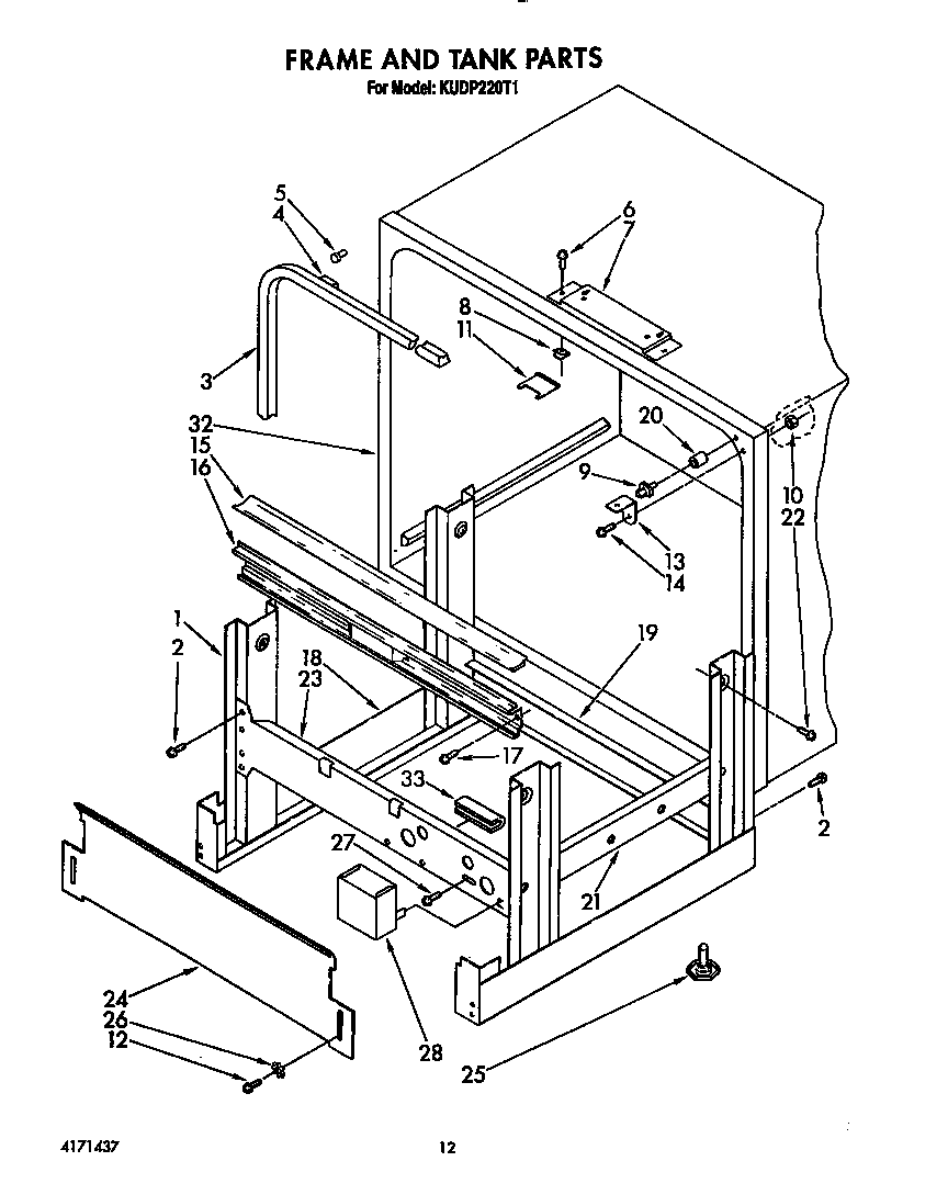 FRAME AND TANK