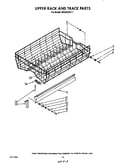 Upper rack and track