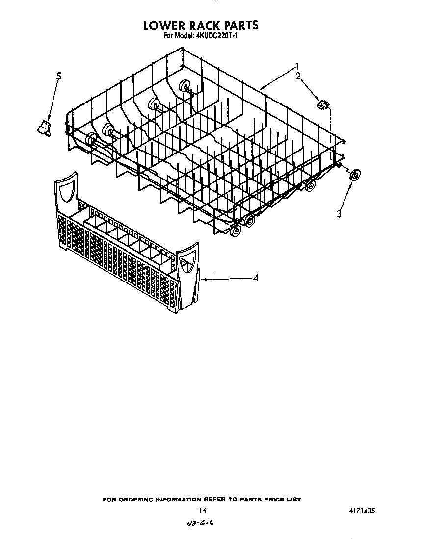 Lower rack