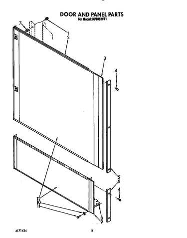 Door and panel