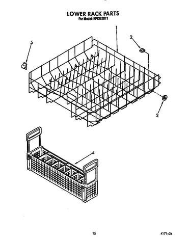 Lower rack