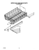 Upper rack and track