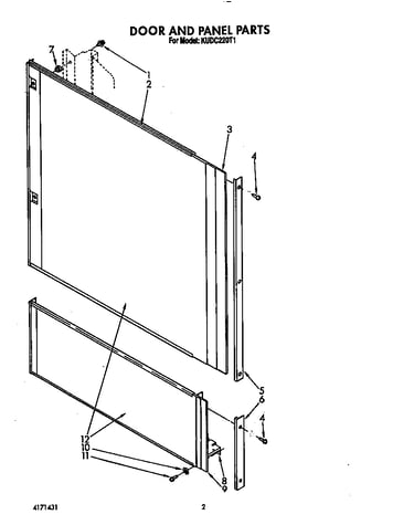 Door and panel