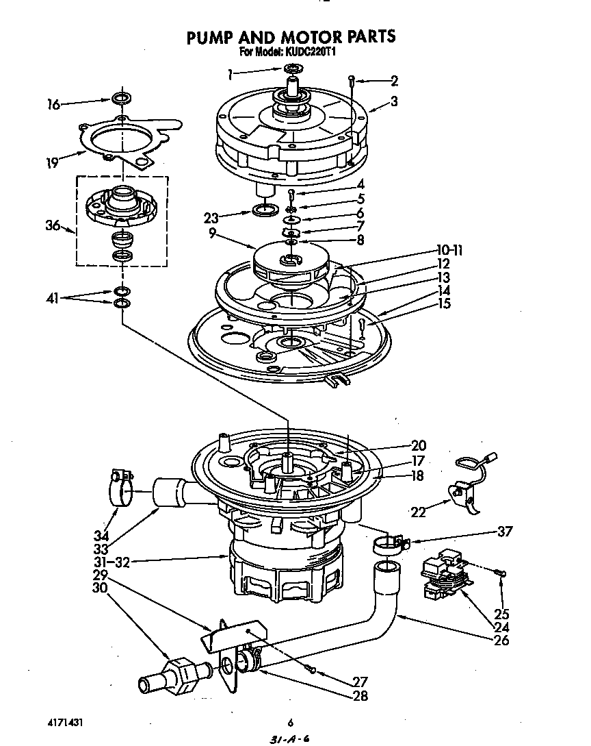 Pump and motor