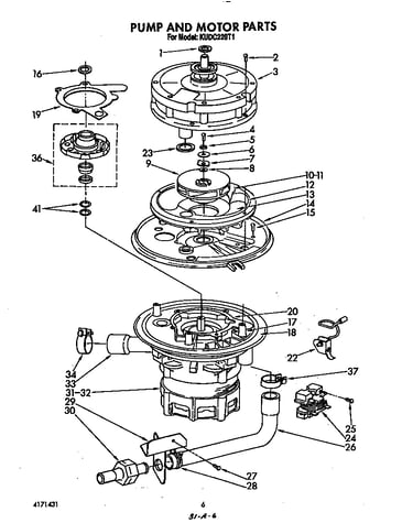 Pump and motor