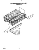 Upper rack and track