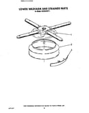 Lower washarm and strainer