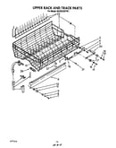 Upper rack and track