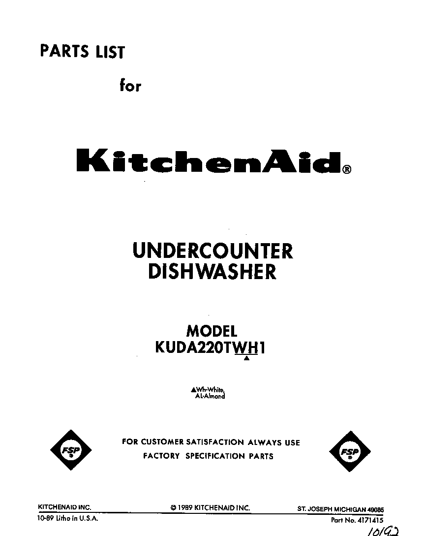 Front cover