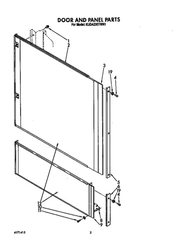 Door and panel