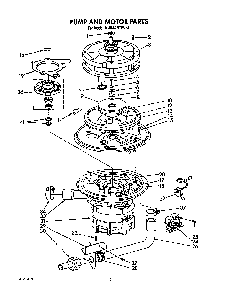 Pump and motor