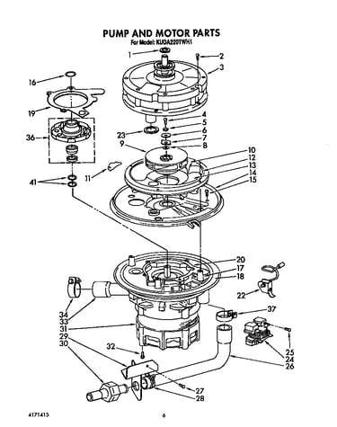Pump and motor