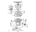 KitchenAid KUDA220TWH0 pump and motor diagram