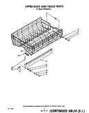 Upper rack and track