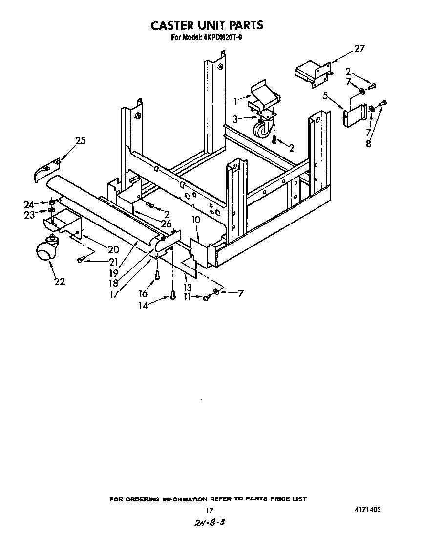 CASTER UNIT