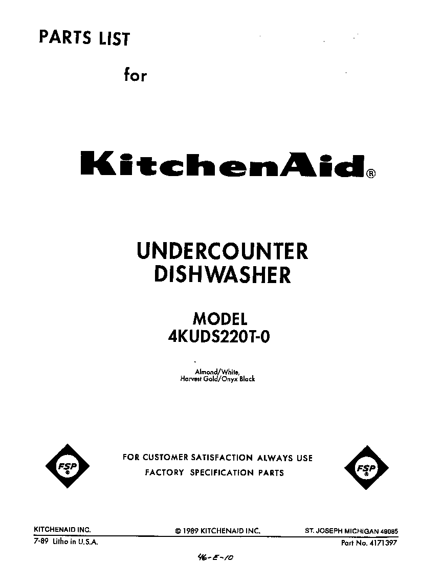 Front cover