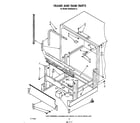 KitchenAid 4KUDS220T0 frame and tank diagram