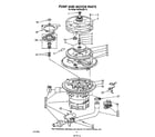 KitchenAid 4KUDA22ST0 pump and motor diagram