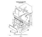 KitchenAid 4KUDP220T0 frame and tank diagram