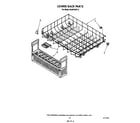 KitchenAid 4KUDP220T0 lower rack diagram