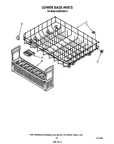 Lower rack