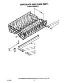 Upper rack and track