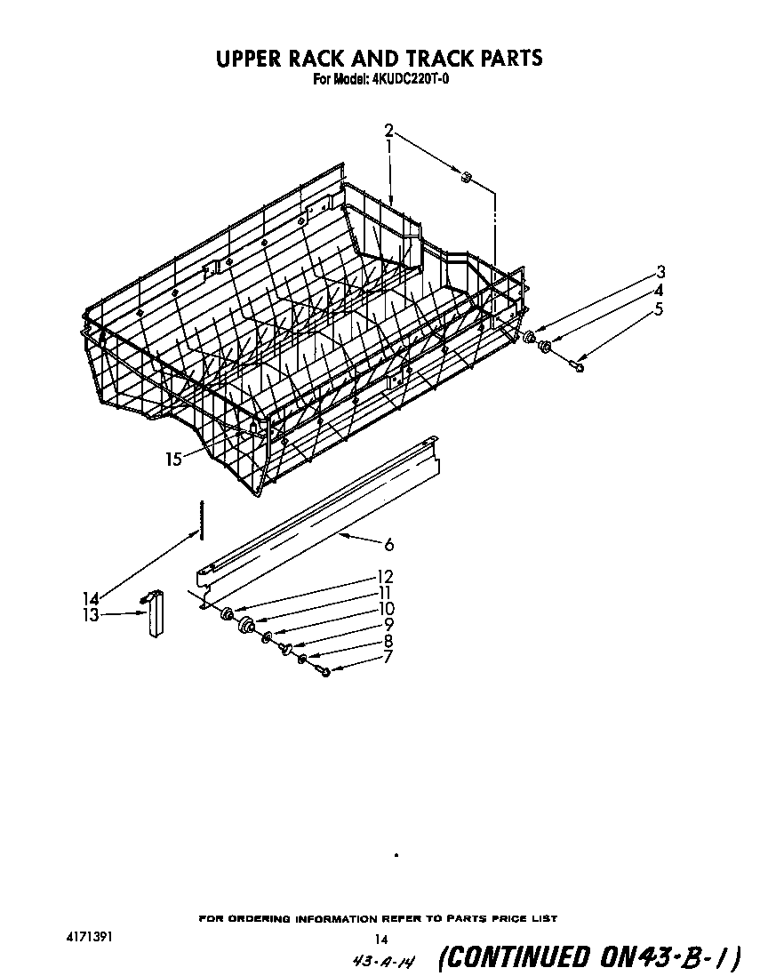 UPPER RACK AND TRACK