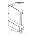 KitchenAid KUDA220T0 door and panel diagram