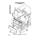 KitchenAid KUDA220T0 frame and tank diagram