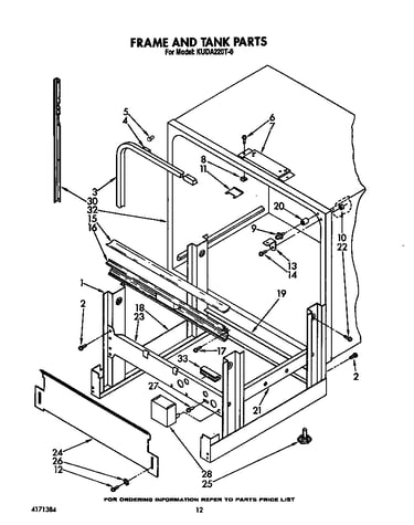 Frame and tank