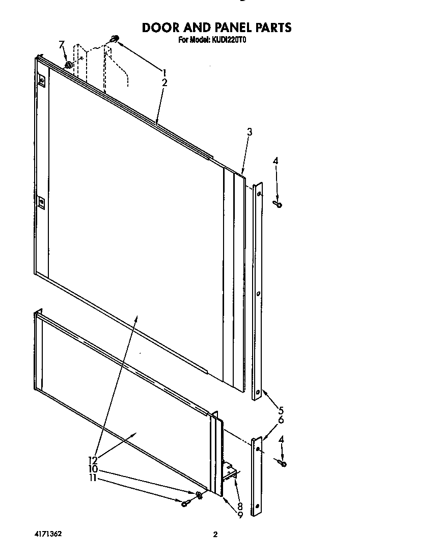 Door and panel