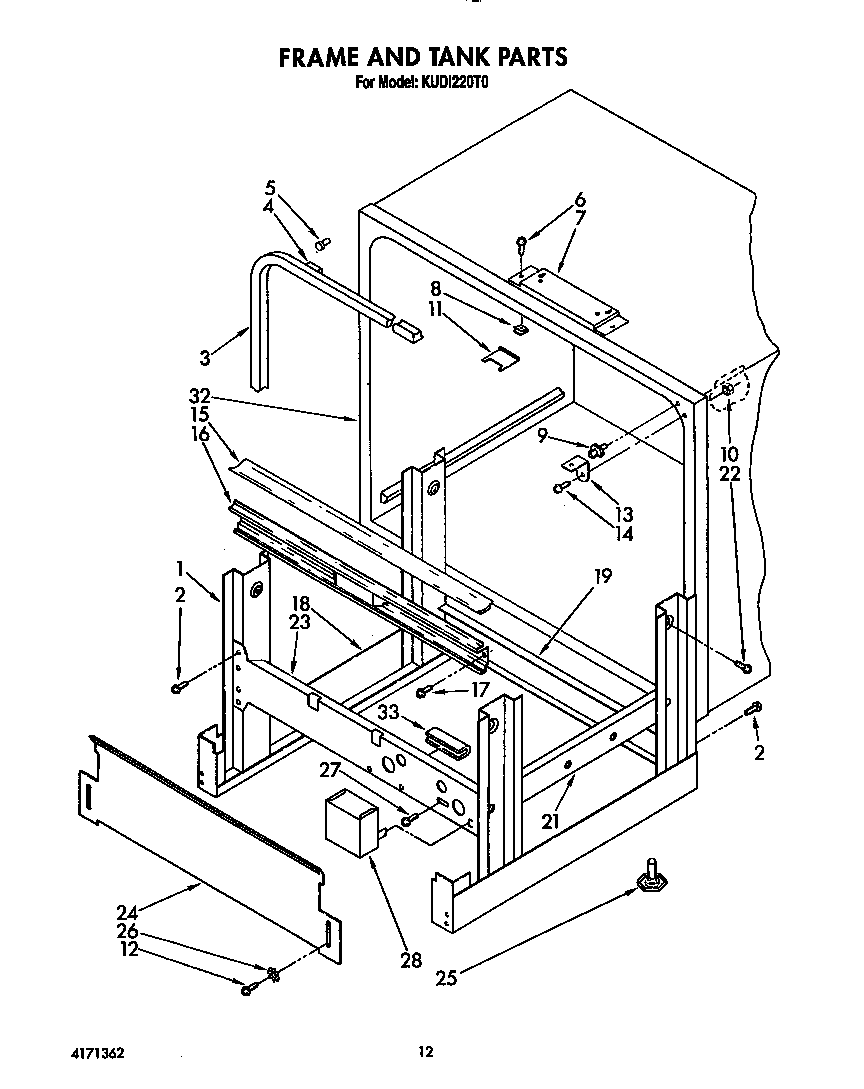 FRAME AND TANK