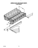 Upper rack and track