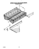 Upper rack and track