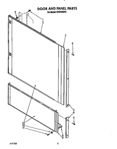 Door and panel
