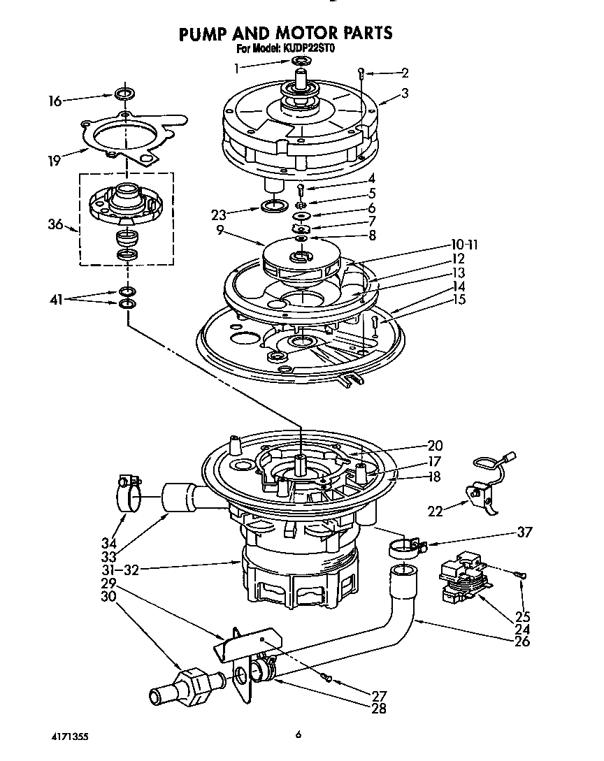 Pump and motor