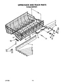 Upper rack and track
