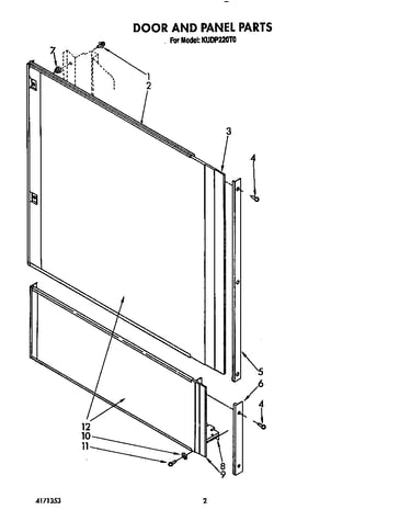 Door and panel
