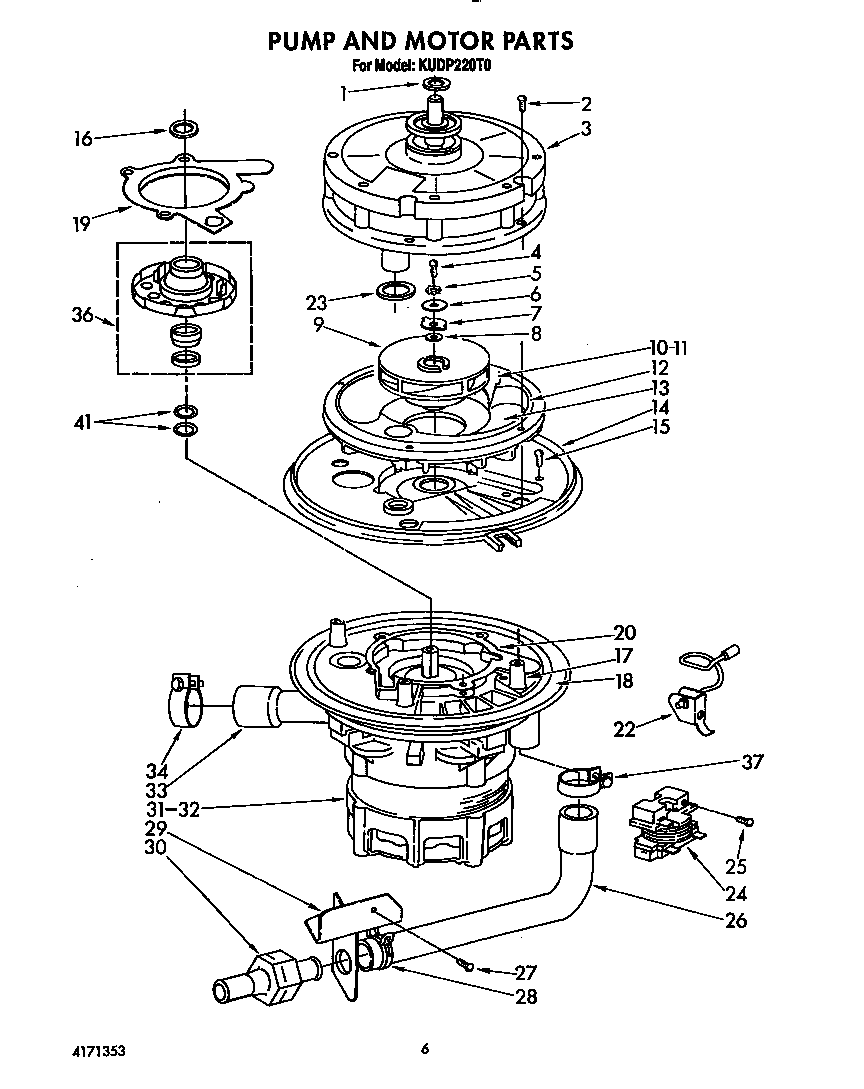 Pump and motor