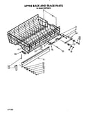 Upper rack and track