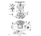 KitchenAid KUDS220ST0 pump and motor diagram