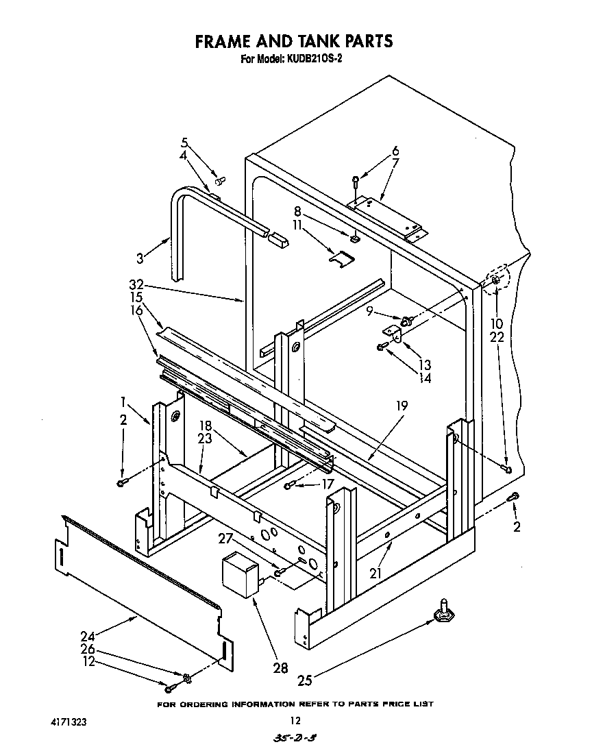 FRAME AND TANK