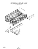 Upper rack and track