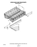 Upper rack and track