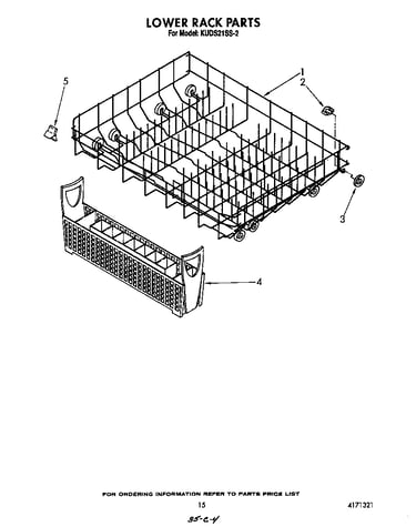 Lower rack