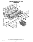 Upper rack and track