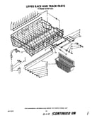 Upper rack and track