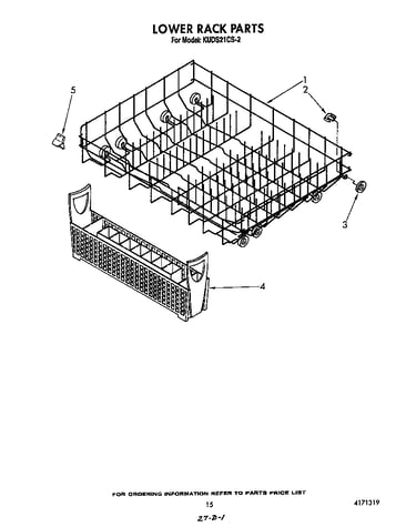 Lower rack